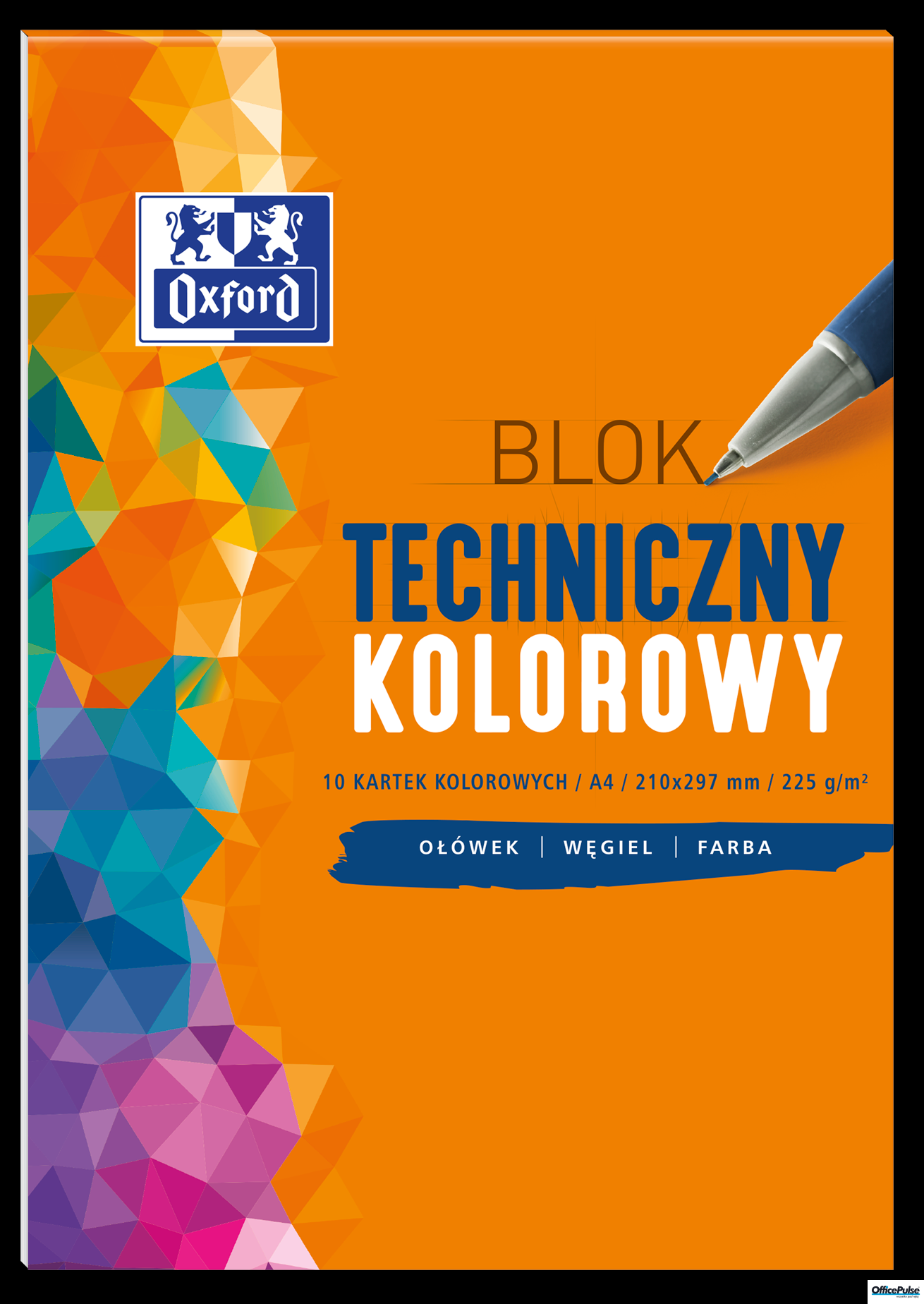 Blok techniczny OXFORD A4 10k 225G kolor 400093230