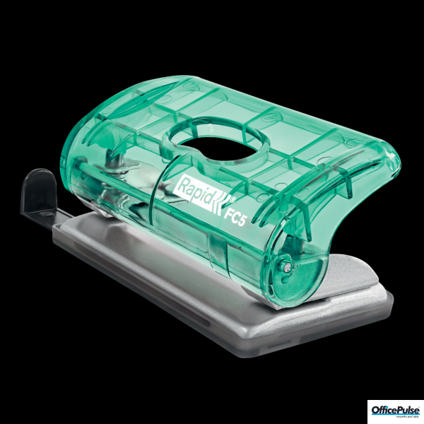 Dziurkacz mini RAPID COLOUR"ICE FC5 zielony 5001332