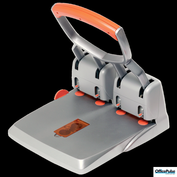 Dziurkacz SUPREME HDC150/4 srebrno-pomarańczowy 150 kartek RAPID