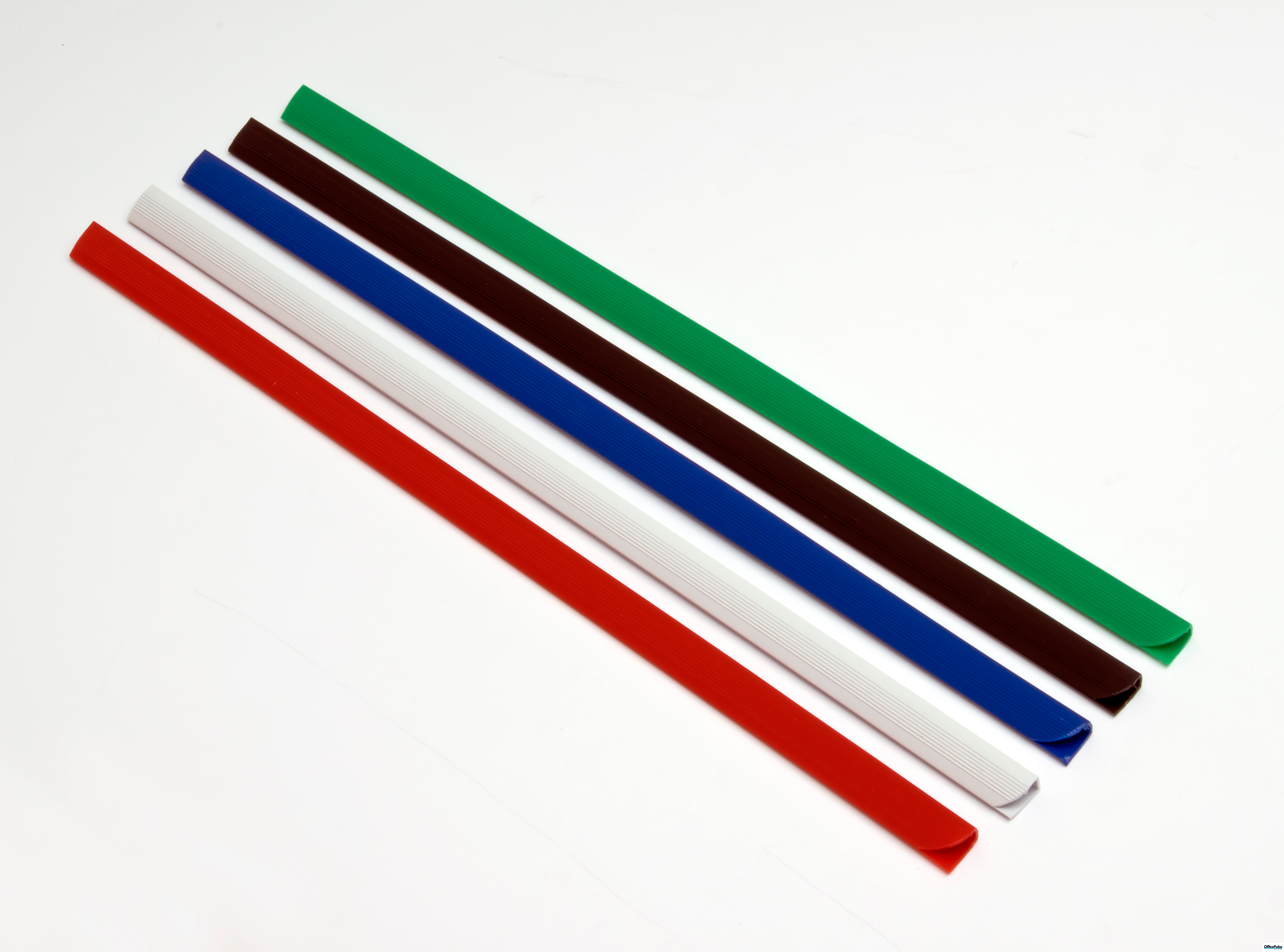 Grzbiety wsuwane DATURA 6mm białe opakowanie 50szt.