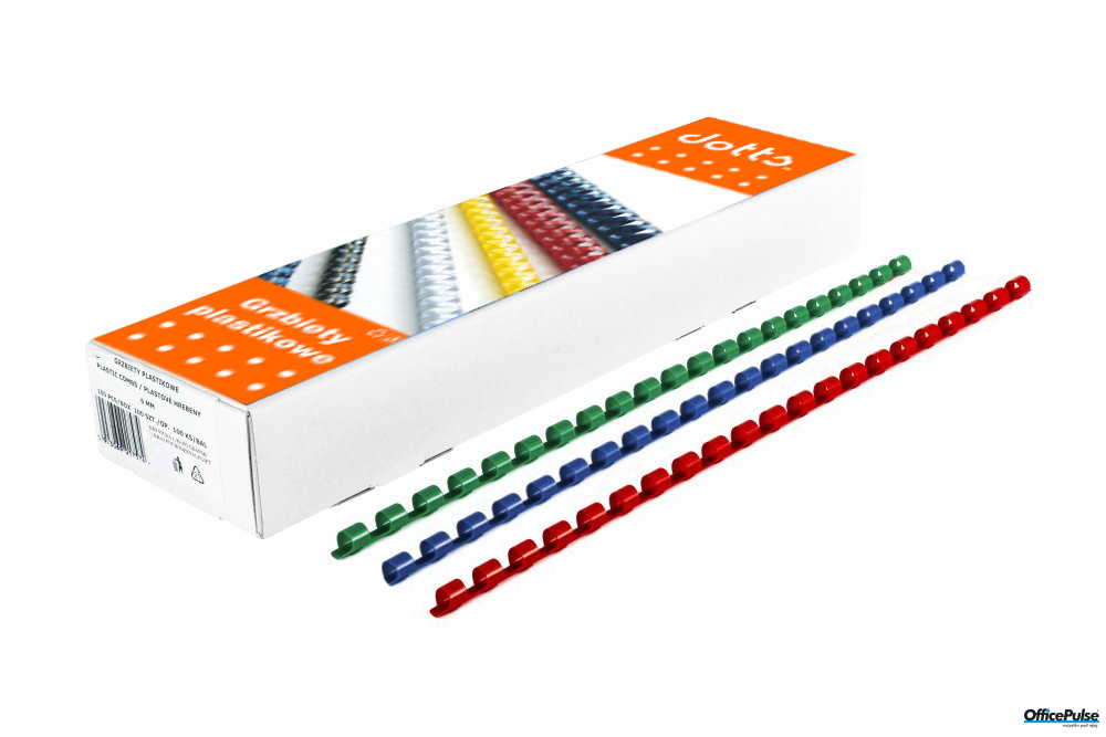 Grzbiety do bindowania DATURA 5mm czerwone 100szt.