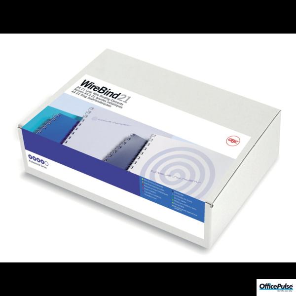 Grzbiety drutowe GBC A4 21L 10mm czarne (100szt) IB165221