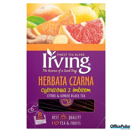 HERBATA IRVING CYTRUSOWA Z IMBIREM CZARNA (20)