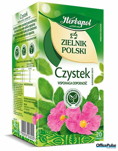 Herbata HERBAPOL Zielnik Polski, czystek, 20 torebek