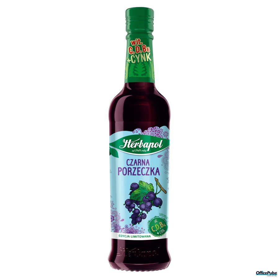 Syrop HERBAPOL Owocowa Spiżarnia czarna porzeczka 420ml