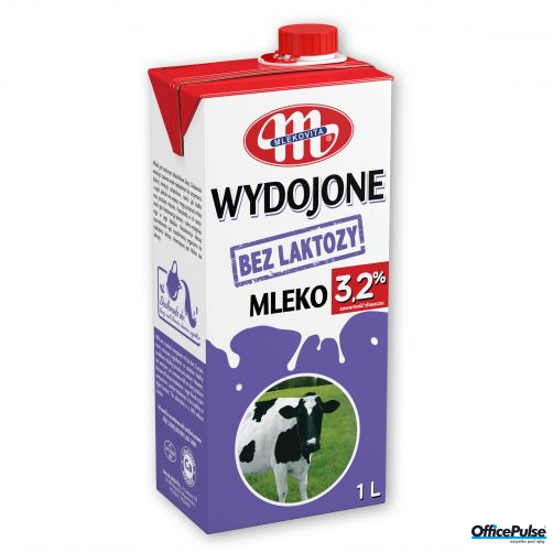 Mleko WYDOJONE UHT bez laktozy 3,2% 1l