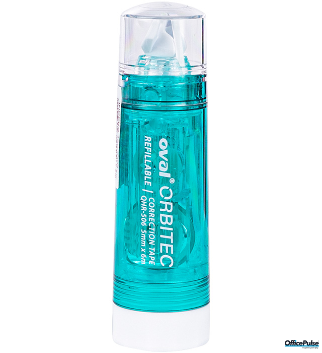 Korektor OVAL w taśmie 5mm x 6m - QCR-506 z klipem+ wkład