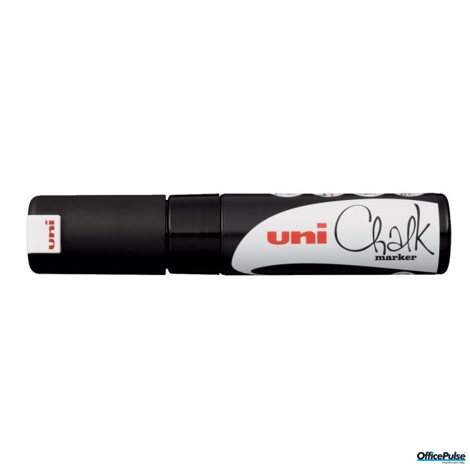 Marker z farbą kredową CHALK PWE-8K czarny UNI UNPWE8K/6CA