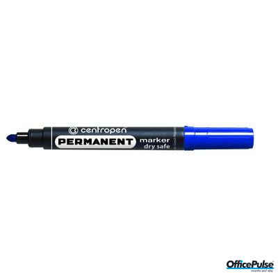 Marker 8810/8510 niebieski okrągły DRY SAFE niewysychający CENTROPEN