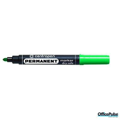 Marker 8810/8510 zielony okrągły DRY SAFE niewysychający CENTROPEN