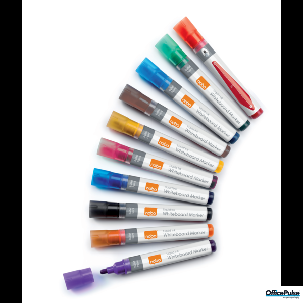 Markery Liquid Ink, różne kolory, 10 szt 1915381