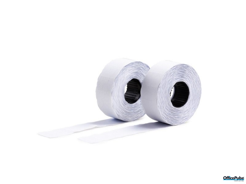 Taśma do metkownicy 1rzędowa 26x12mm fala biała