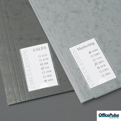 Samoprzylepne kieszenie na etykiety 3L 35x75mm 10320