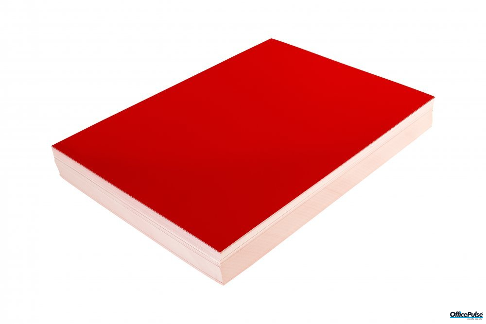 Karton CHROMOLUX czerwony A4 DATURA 100szt.