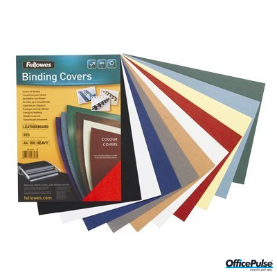 Okładki skóropodobne FELLOWES (100szt) zielone 5371503