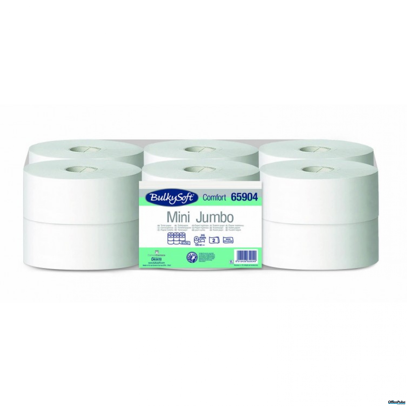Papier toaletowy mini JUMBO 120 m 65904 BULKYSOFT Comfort