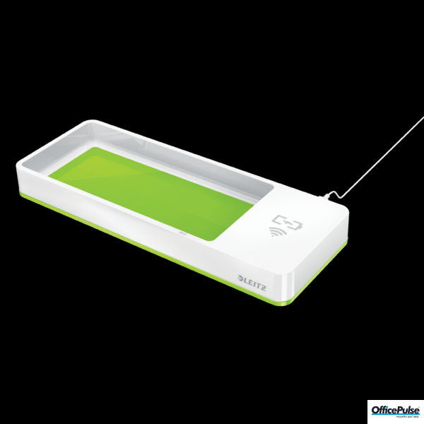 Piórnik z ładowarką indukcyjną Leitz WOW, zielony 53651054