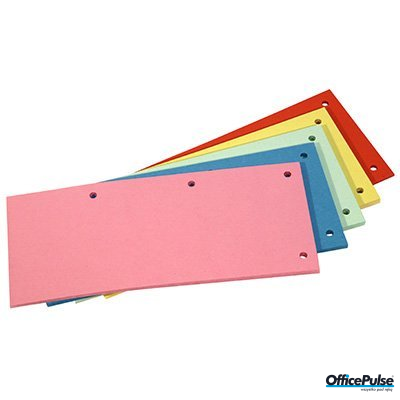 Przekładki kartonowe 1/3 A4 DATURA białe 100sztuk