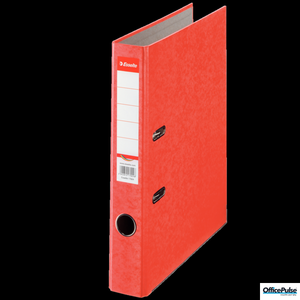 Segregator Esselte Rainbow A4, szer. 50 mm, czerwony, , 17921