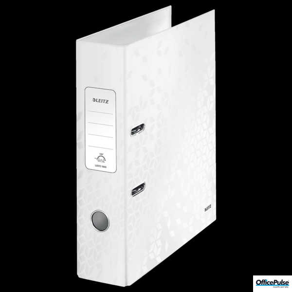 Segregator A4/85mm perłowy biały LEITZ WOW 180_ 10050001