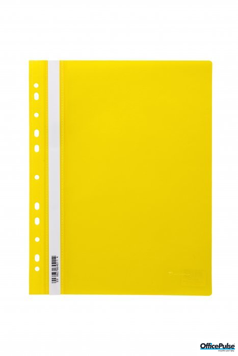 Skoroszyt zawieszany PP DATURA (20) żółty wzmocniony polipropylenowy