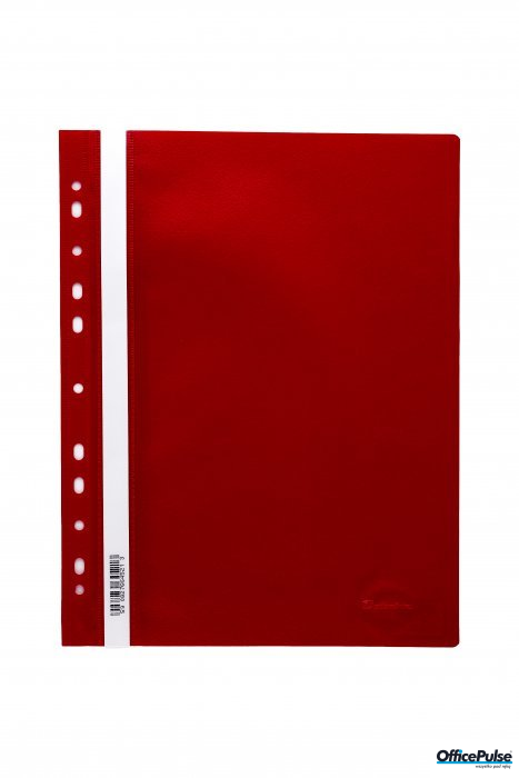 Skoroszyt zawieszany PP DATURA (20) czerwony wzmocniony polipropylenowy