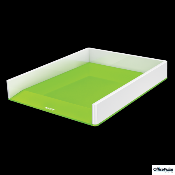 Półka na dokumenty LEITZ WOW dwukolorowa, zielona 53611054