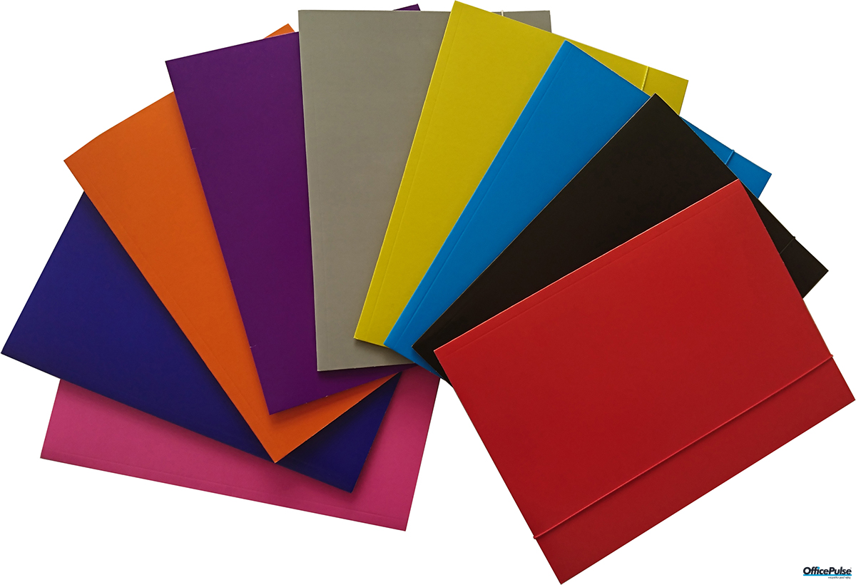 Teczka z gumką ekonomiczna NATURA A4 (10szt) jasnoniebieska 320g