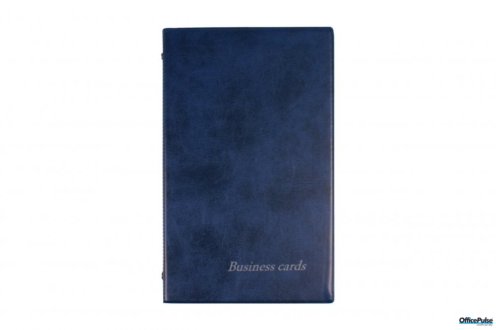 Wizytownik BIURFOL na 200 wizytówek standard granat WI-21-02