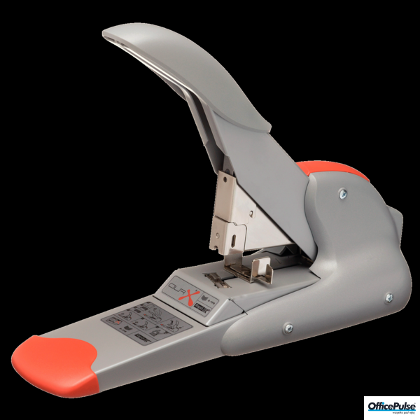 Zszywacz DUAX srebrny-pomarańczowy 170 kartek RAPID 21698301