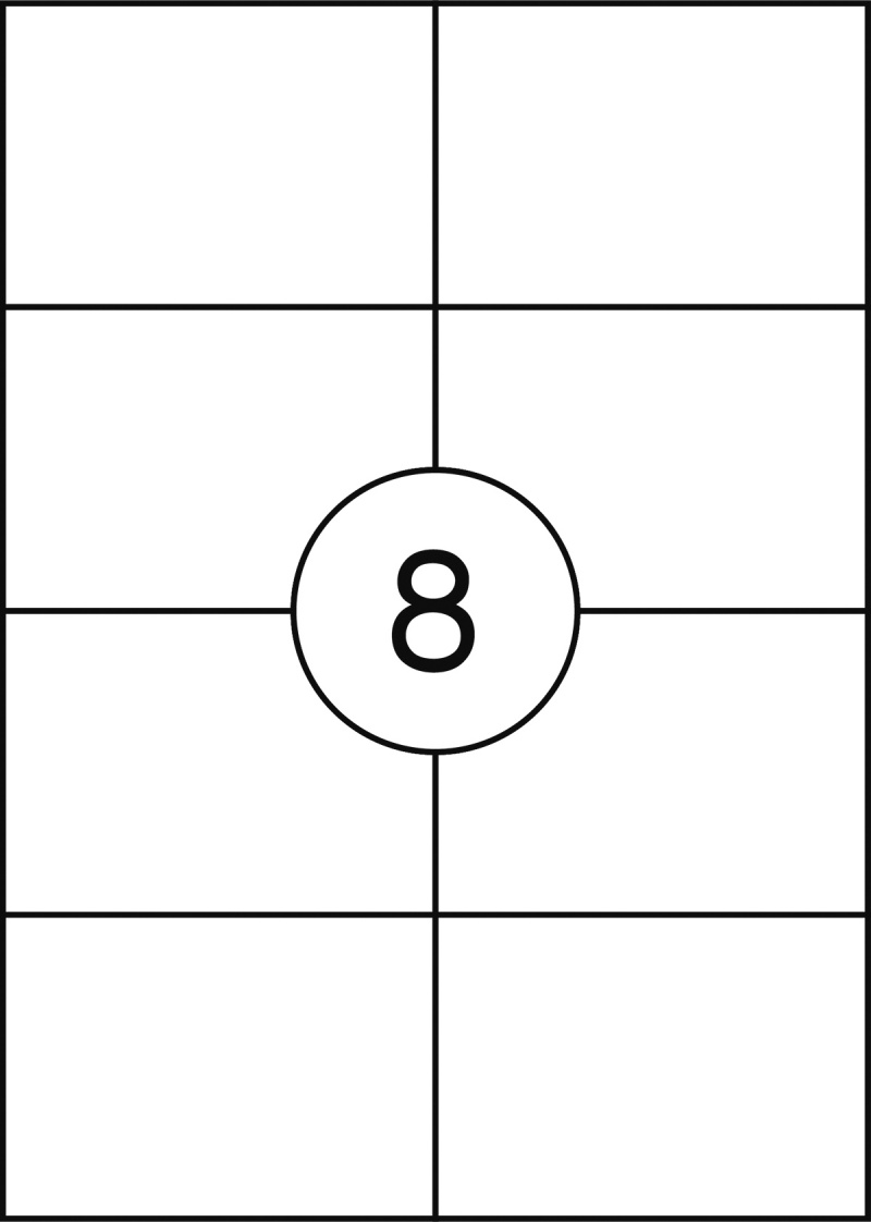 Etykiety OFFICE PRODUCTS, 105x74mm, białe, 100 ark.