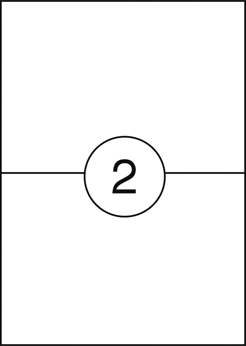 Etykiety OFFICE PRODUCTS, 210x148mm, białe, 100 ark.