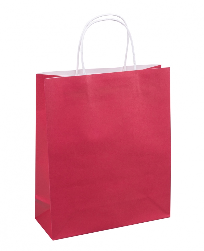 Torebka na prezenty DONAU HOME, papierowa, 25x30x10cm, całoroczna, jednolita, mix kolorów