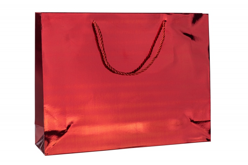 Torebka na prezenty DONAU HOME, laminowana, 40x30x10cm, całoroczna, z rączką, mix kolorów