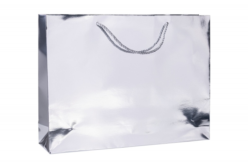 Torebka na prezenty DONAU HOME, laminowana, 40x30x10cm, całoroczna, z rączką, mix kolorów