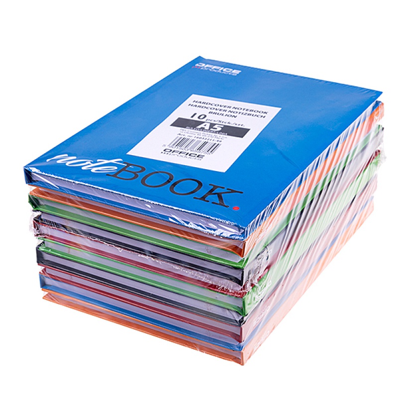 Brulion OFFICE PRODUCTS, A5, w linie, 96 kart., 55gsm