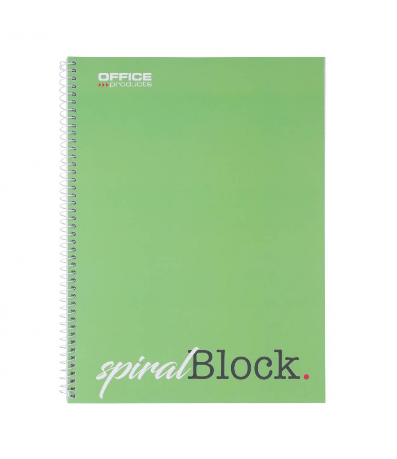 Kołonotatnik OFFICE PRODUCTS, A4, w kratkę, 80 kart., 70gsm