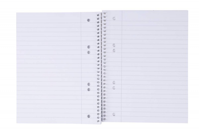 Kołonotatnik OFFICE PRODUCTS, A5, w linie, 80 kart., 70gsm, granatowy