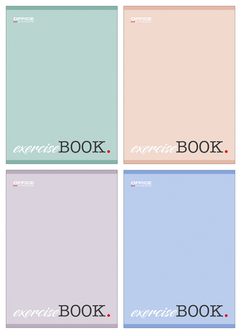 Zeszyt szkolny OFFICE PRODUCTS, A5, w kratkę, 32 kart., 60gsm, mix kolorów