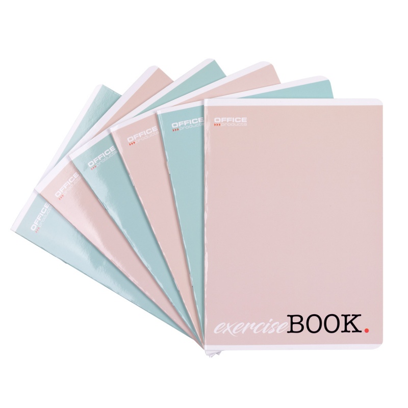 Zeszyt szkolny OFFICE PRODUCTS, A5, w kratkę, 32 kart., 60gsm, mix kolorów