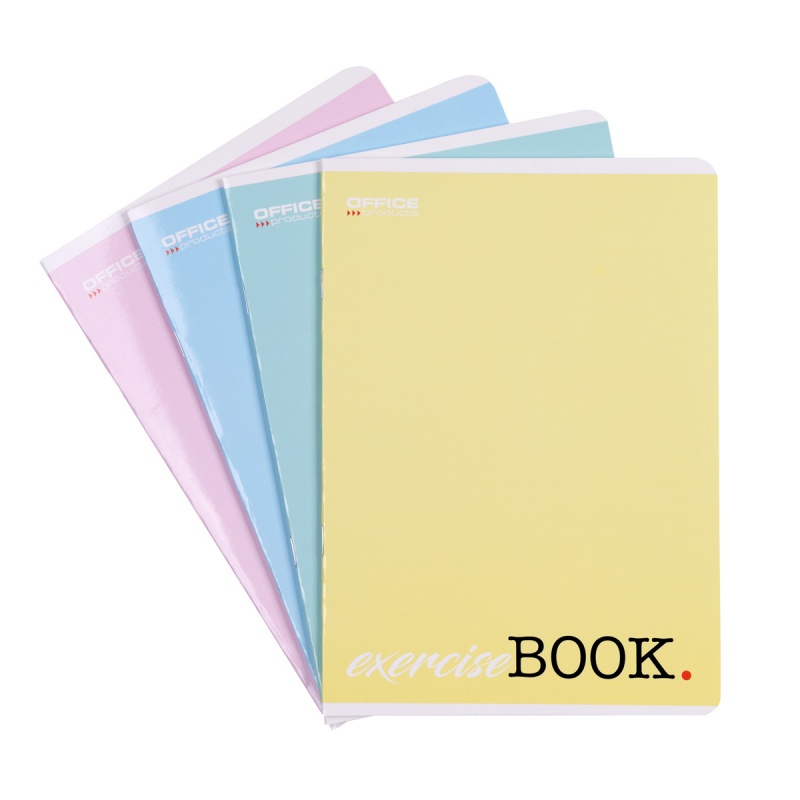 Zeszyt szkolny OFFICE PRODUCTS, A5, w 3 linie, 32 kart., 60gsm, mix kolorów