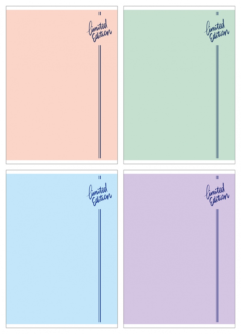 Zeszyt szkolny GIMBOO, A5, w kratkę, 60 kart., 70gsm, mix kolorów