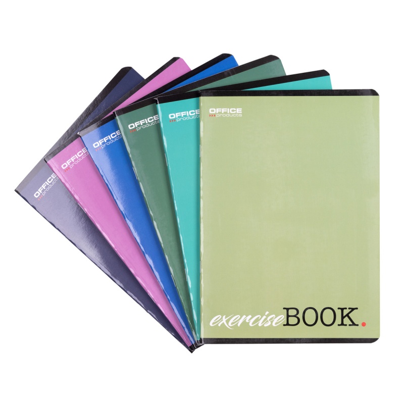 Zeszyt szkolny OFFICE PRODUCTS, A5, w linie, 60 kart., 60gsm, mix kolorów