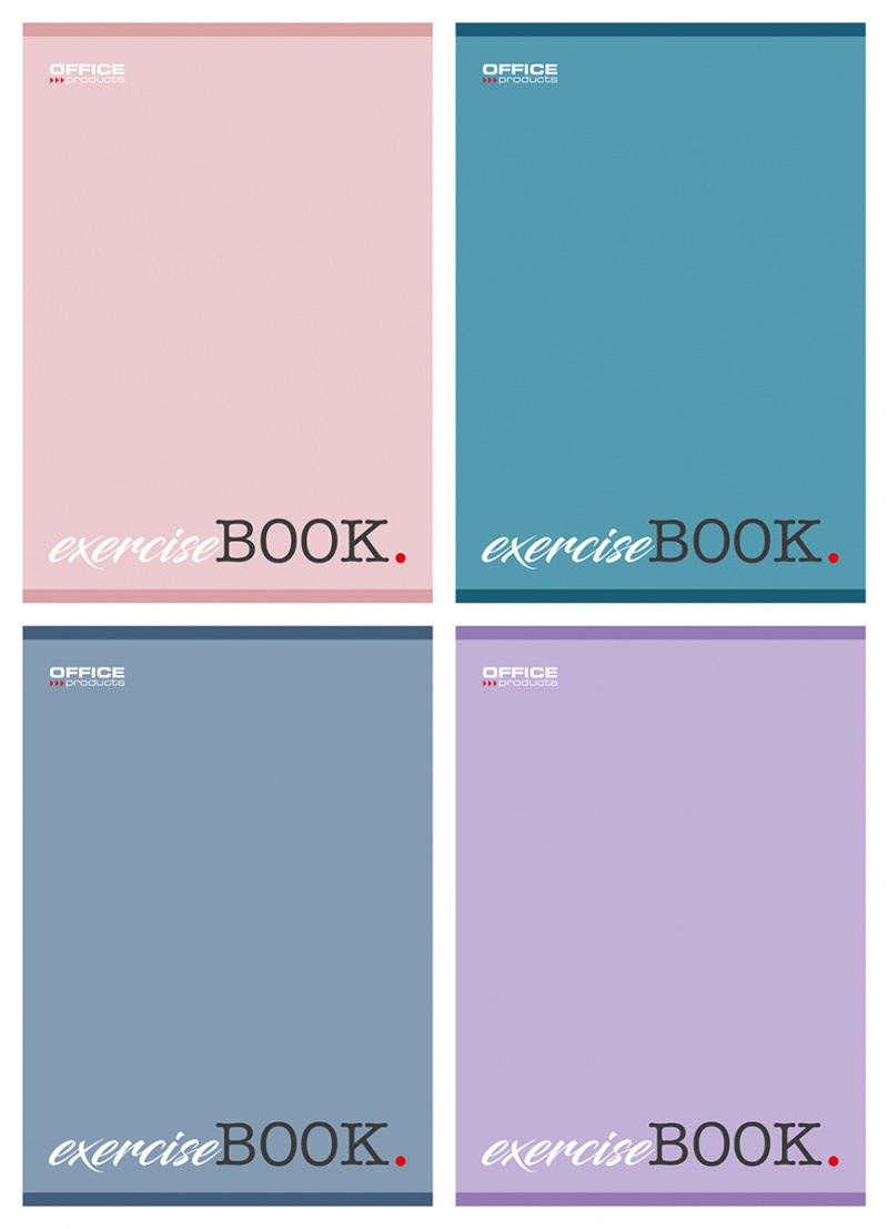 Zeszyt szkolny OFFICE PRODUCTS, A5, w linie, 80 kart., 60gsm, mix kolorów