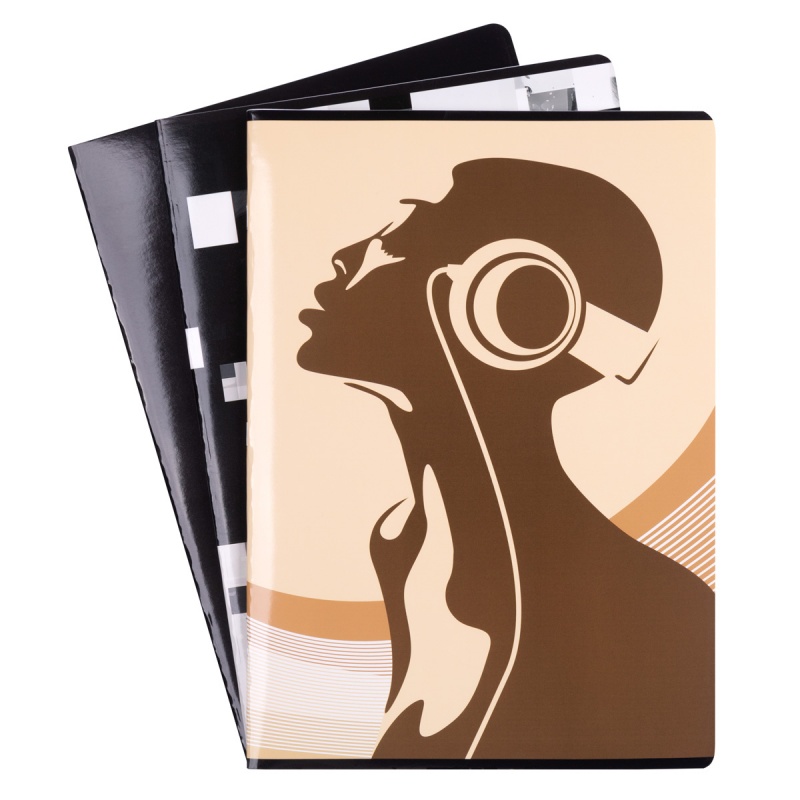 Zeszyt szkolny GIMBOO, A4, w kratkę, 60 kart., 70gsm, mix wzorów