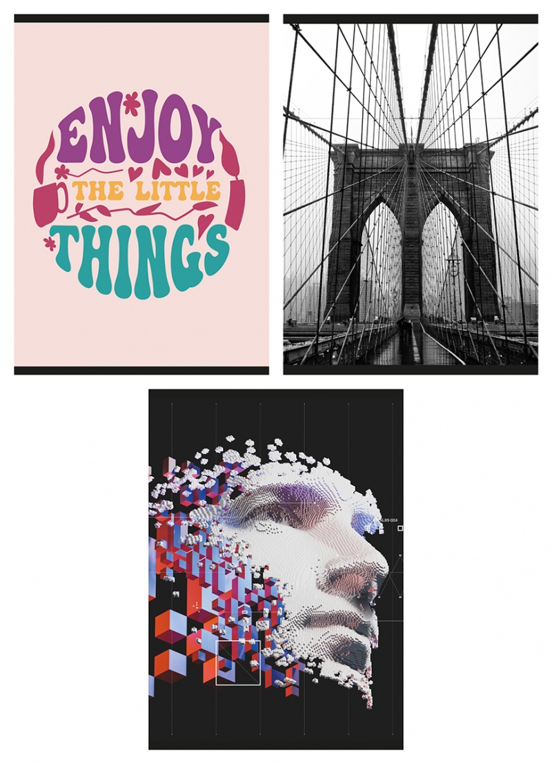 Zeszyt szkolny GIMBOO, A4, w linie, 60 kart., 70gsm, mix wzorów