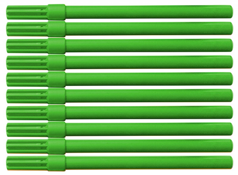 Flamaster biurowy OFFICE PRODUCTS, 10szt., zielony