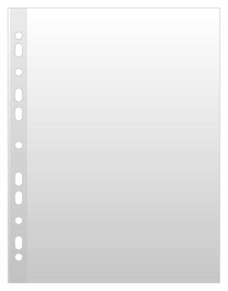 Koszulki na dokumenty DONAU, PP, A4, krystal, 150mikr., 50szt., w pudełku