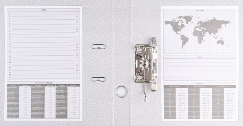 Segregator BASIC-S z szyną, PP, A4/75mm, żółty