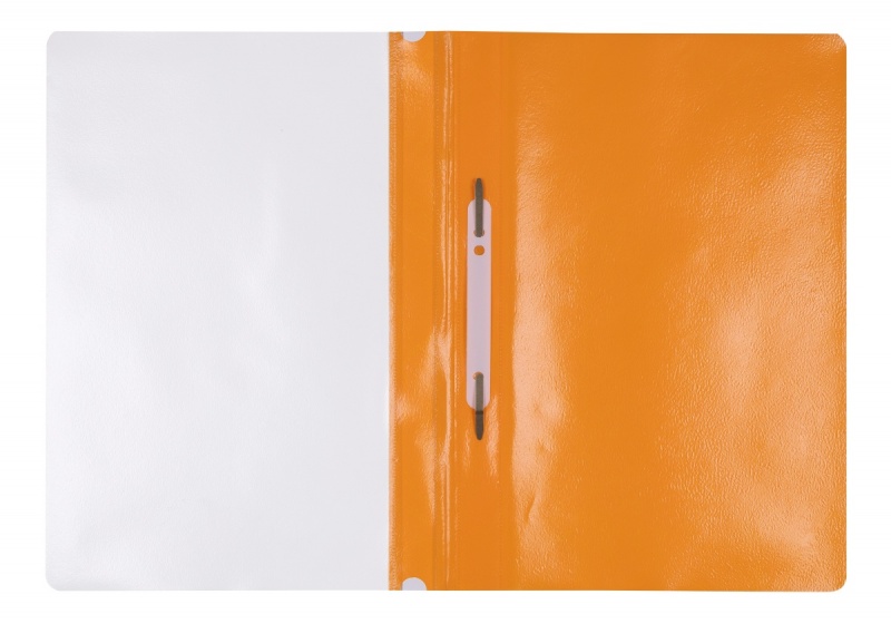 Skoroszyt OFFICE PRODUCTS, PP, A4, miękki, 100/170mikr., pomarańczowy